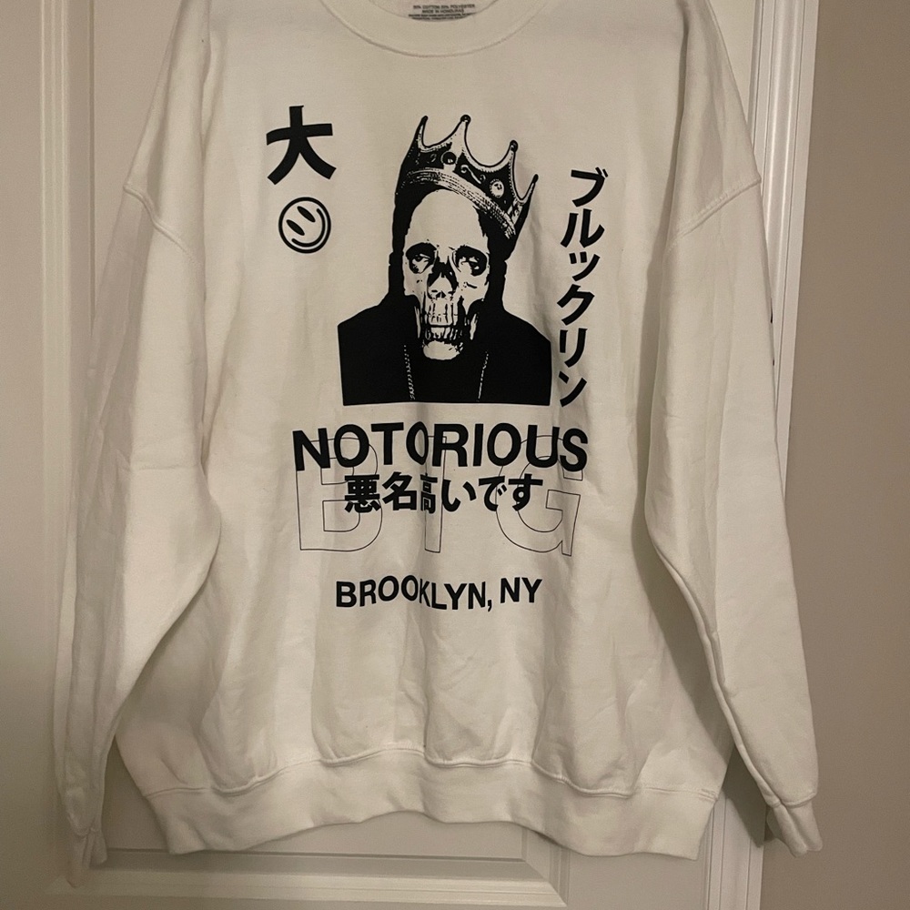 BIGGIE Crew Neck Sweatshirt 3x Unisex